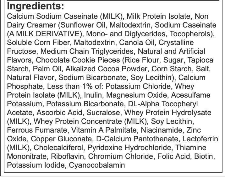 muscle milk ingredients