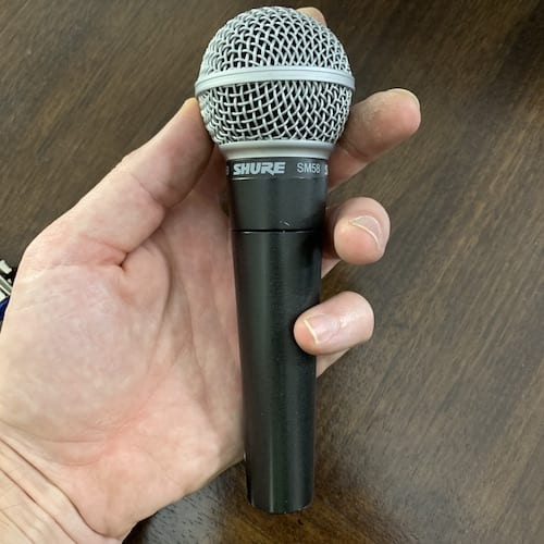shure sm58 podcast mic