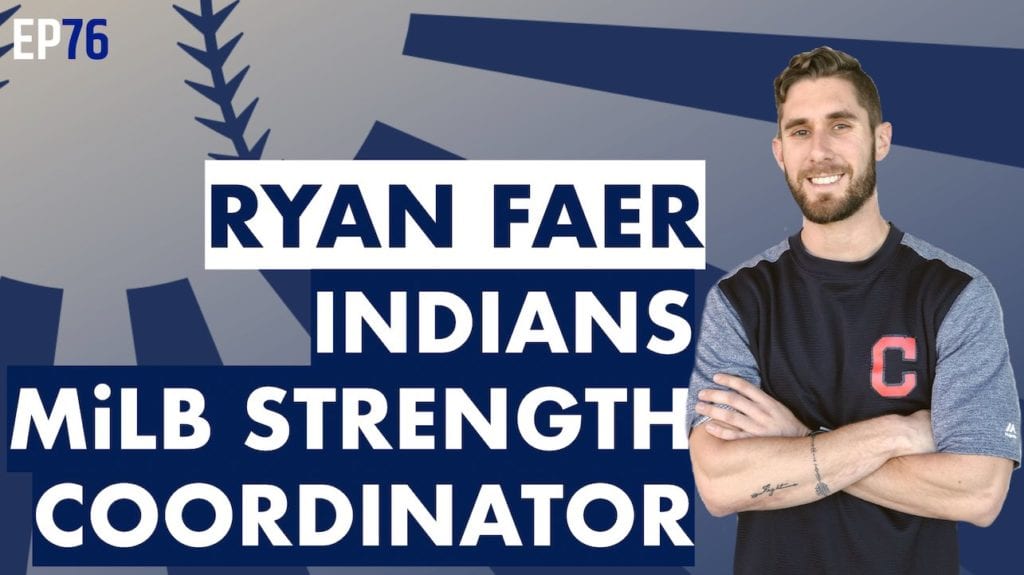 Ryan Faer Indians Baseball Strength Coach MLB