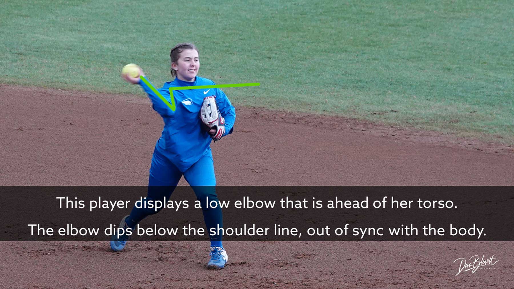 low elbow softball