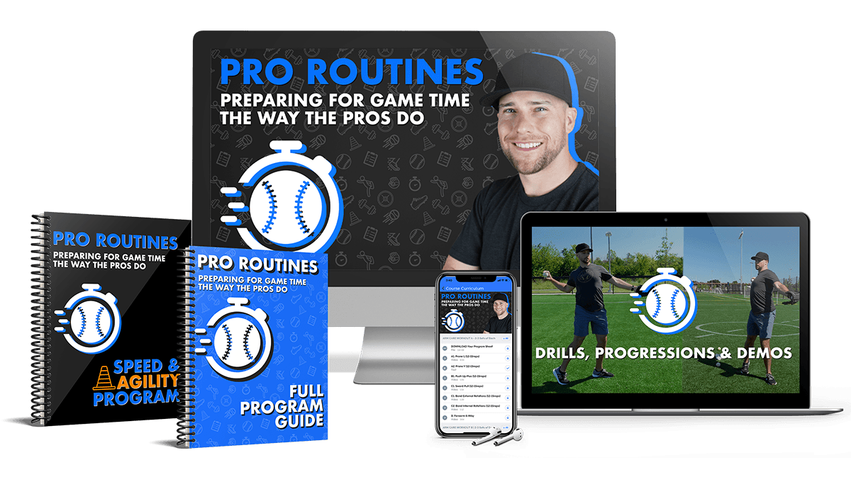 pro routines templates baseball softball